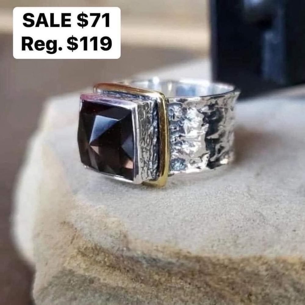 Opulenza smoky quartz ring
